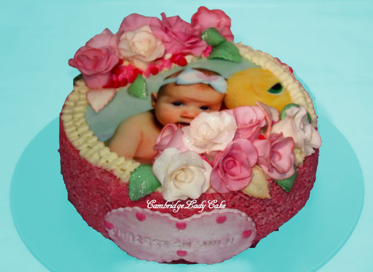CambLadycake's tweet photo. Christening, Photo cake https://t.co/HH4atz3xgU