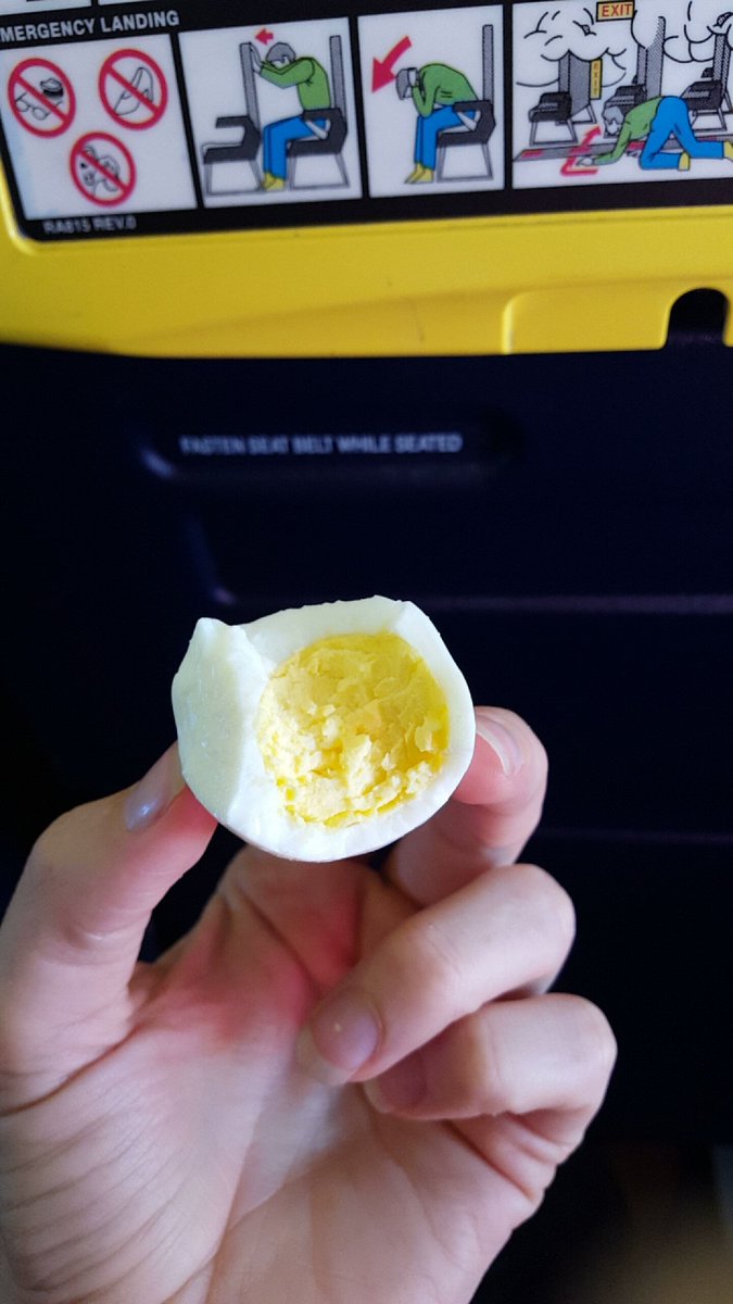 louise_quinn4's tweet photo. Yeah I am one of those Assholes that will crack open some boiled eggs on an airplane #sorry #notonebitsorry https://t.co/OrDZckKMeg