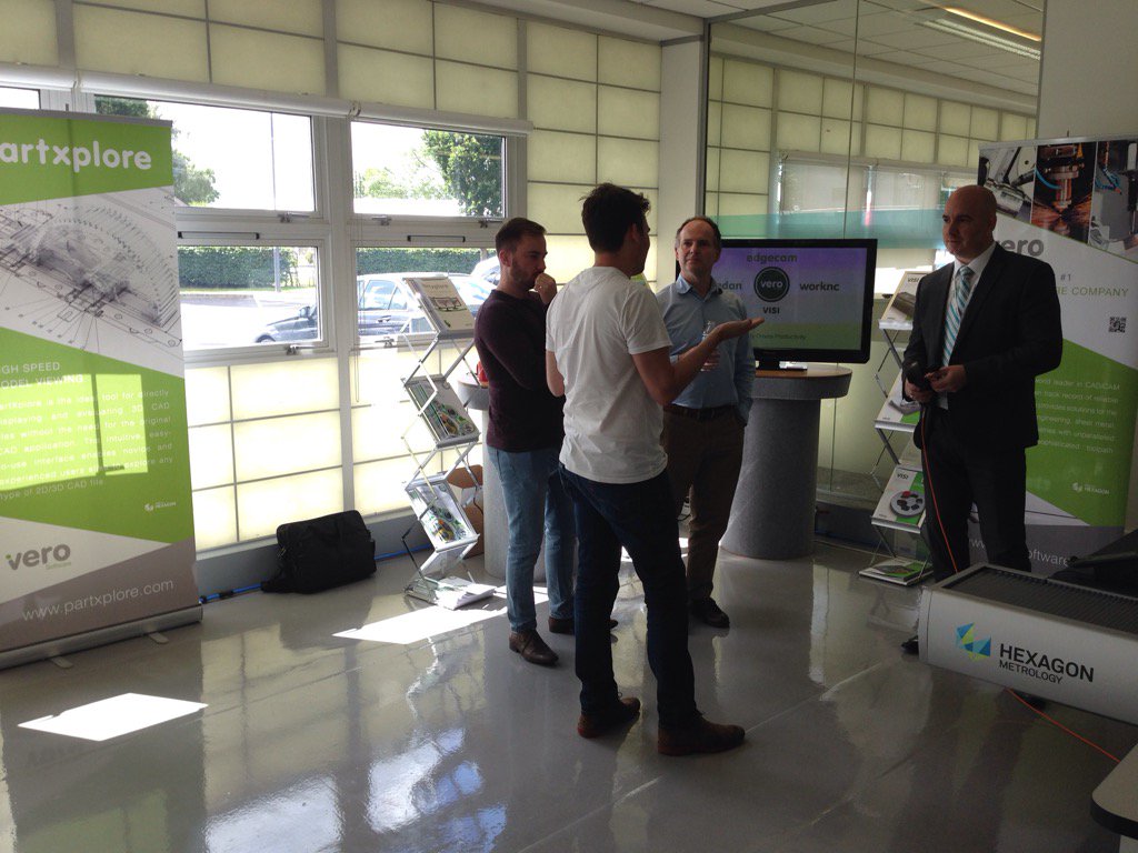Good start to the <a href="/HexagonMI/">Hexagon | Manufacturing Intelligence</a> Openhouse <a href="/SilverstoneMet/">SilverstoneMetrology</a> <a href="/edgecam/">EDGECAM</a> Great facility #silverstone