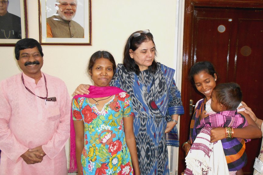 Rescued 17-year old Suhani, who was enslaved for 7 years as a domestic help. #WCDMin4Children