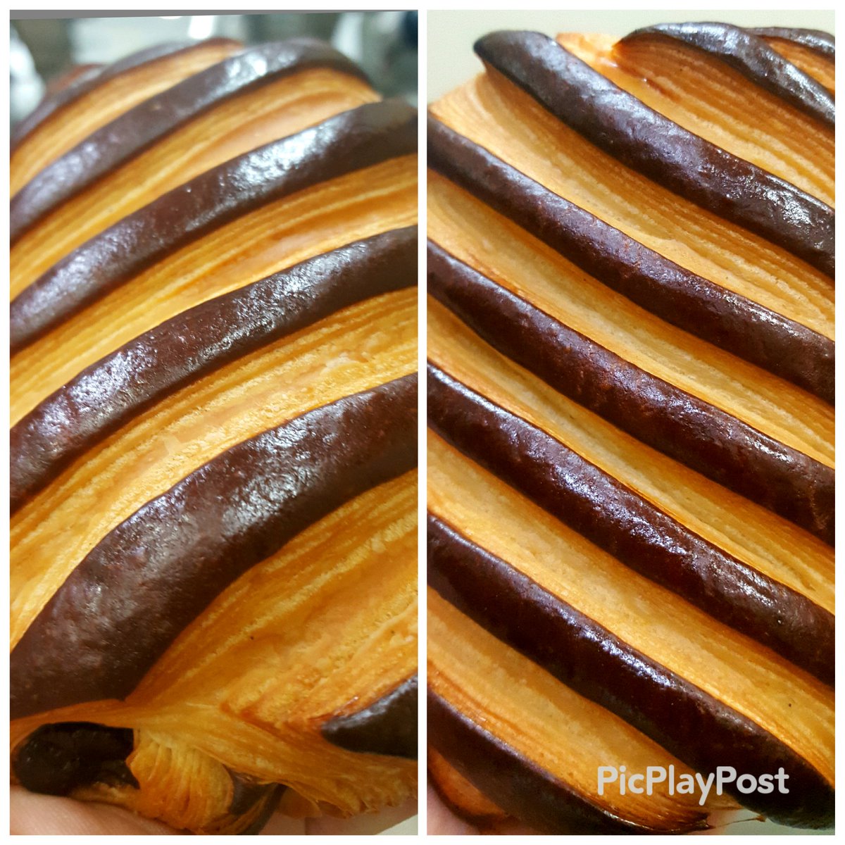 YohanFerrant's tweet photo. Layers contrast for monday Breakfast!
#viennoiserie #chocolat #breakfast #foodporn #yummy #happy. https://t.co/KIU4Zwr5wA
