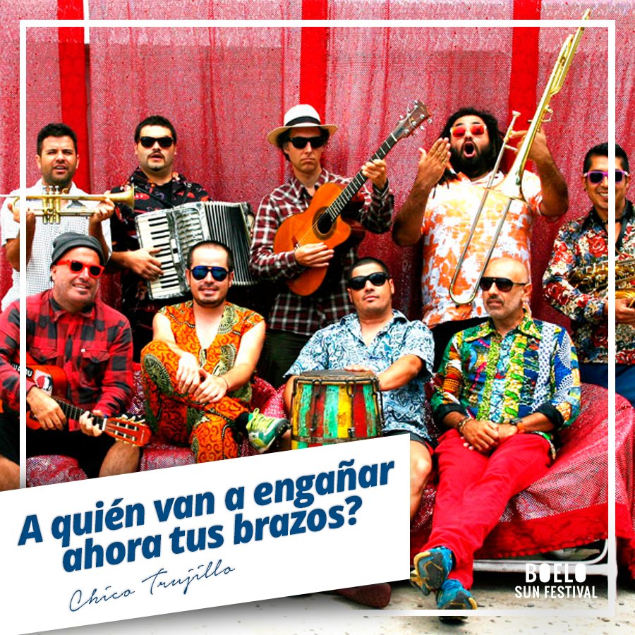 ¿A quién van a engañar ahora tus brazos? <a href="/chicotrujillo/">chicotrujillo</a> en <a href="/BoeloSunFest/">Boelo Sun Festival</a> 
Abonos - boelosunfestival.com