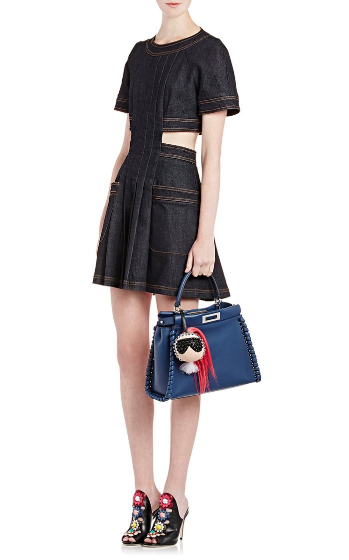BesosFromLola's tweet photo. Charming @KarlLagerfeld has put his personality on @Fendi accessories. @BarneysNY #fashionblogger #Handbags https://t.co/Okt32peYbz