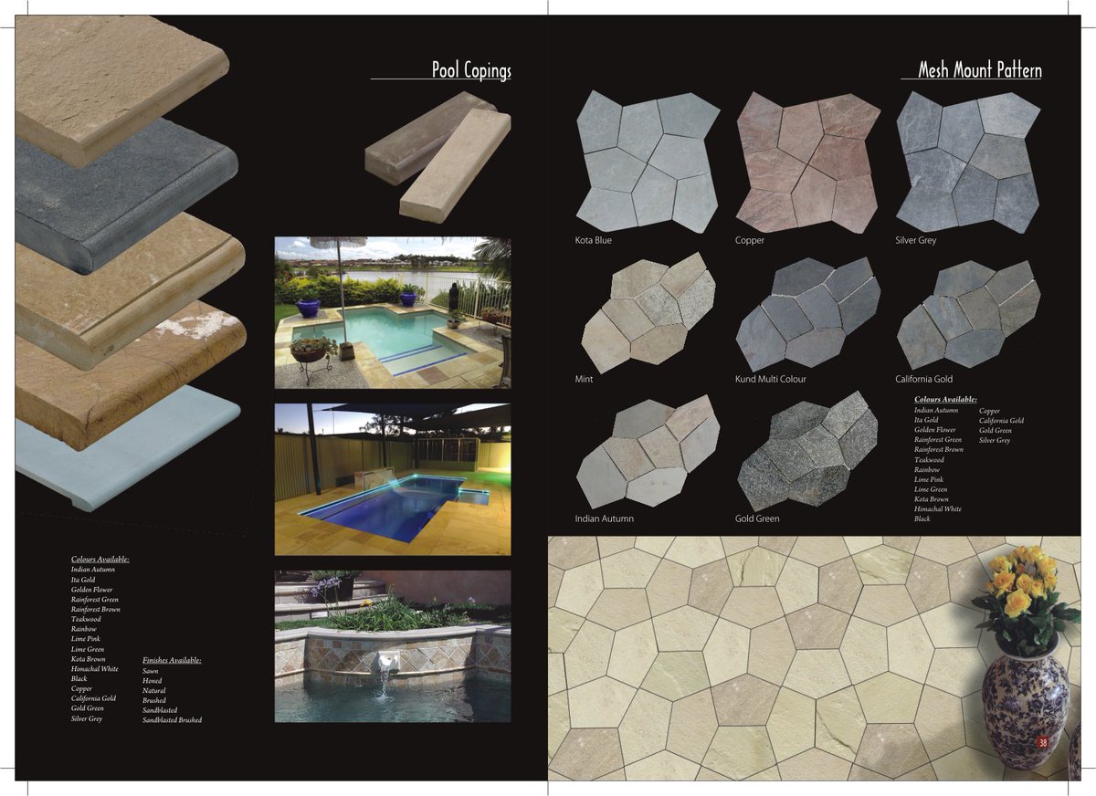 SESTONEART's tweet image. At Shushrusha Exports @SESTONEART make pool coping a decorative accent &amp;amp; greatly enhance your pool appearance.