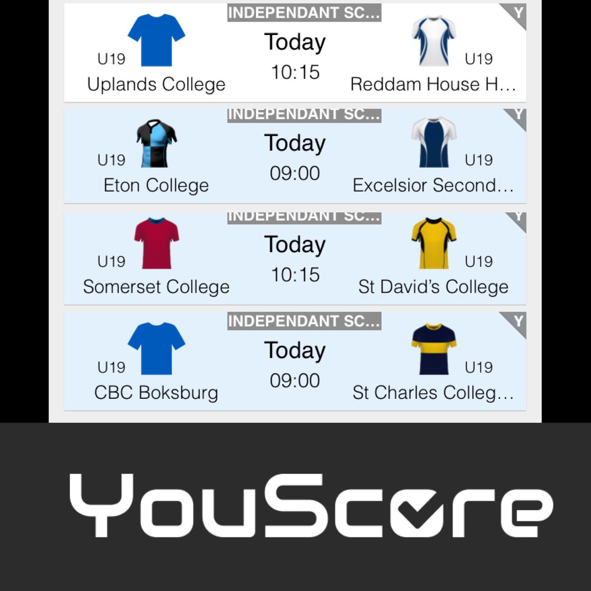 ultimaterugby's tweet photo. First matches of the day at #ISRF2016 in Cape Town. Impressed by the performance from Excelsior so far. #YouScore https://t.co/1UIzgtsJmR