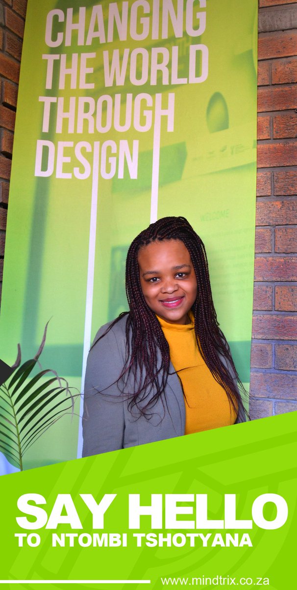 Say hello to Ntombi, she's joining us for the next week doing her internship 4 Bachelors of Business Administration.