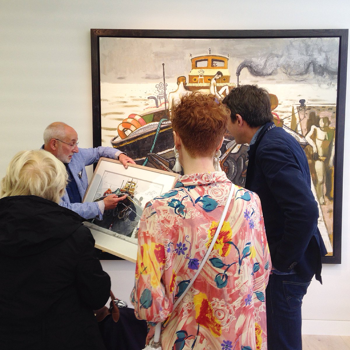 TenLifestyle's tweet photo. Artist Leon Morrocco entertained Members @JM_london as part of Brown's London Art Weekend @Artinmayfair #BLAW2016 https://t.co/dJr4p105Dp