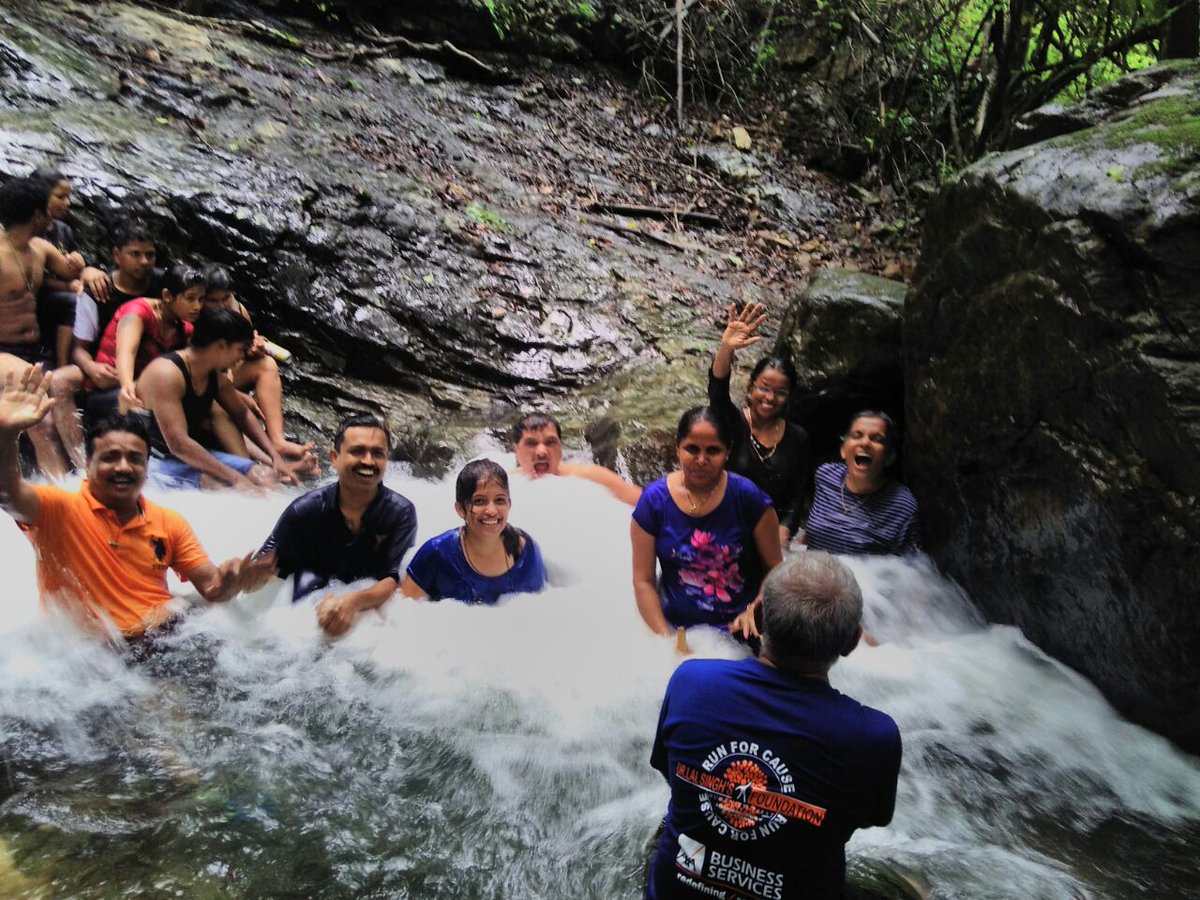 TourismGoa's tweet photo. Check out the latest pictures of #Goa’s Monsoon Trekking Series 4 at Hukyachi Khadi. More: https://t.co/WQKBxcgk74 https://t.co/pF6Bph2rns