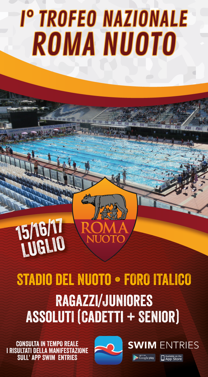 Anche le stelle <a href="/dottolck/">Luca Dotto</a> e <a href="/teorivolta91/">Matteo Rivolta</a> al I Trofeo Nazionale #RomaNuoto, dal 15 al 17 luglio al Foro Italico!