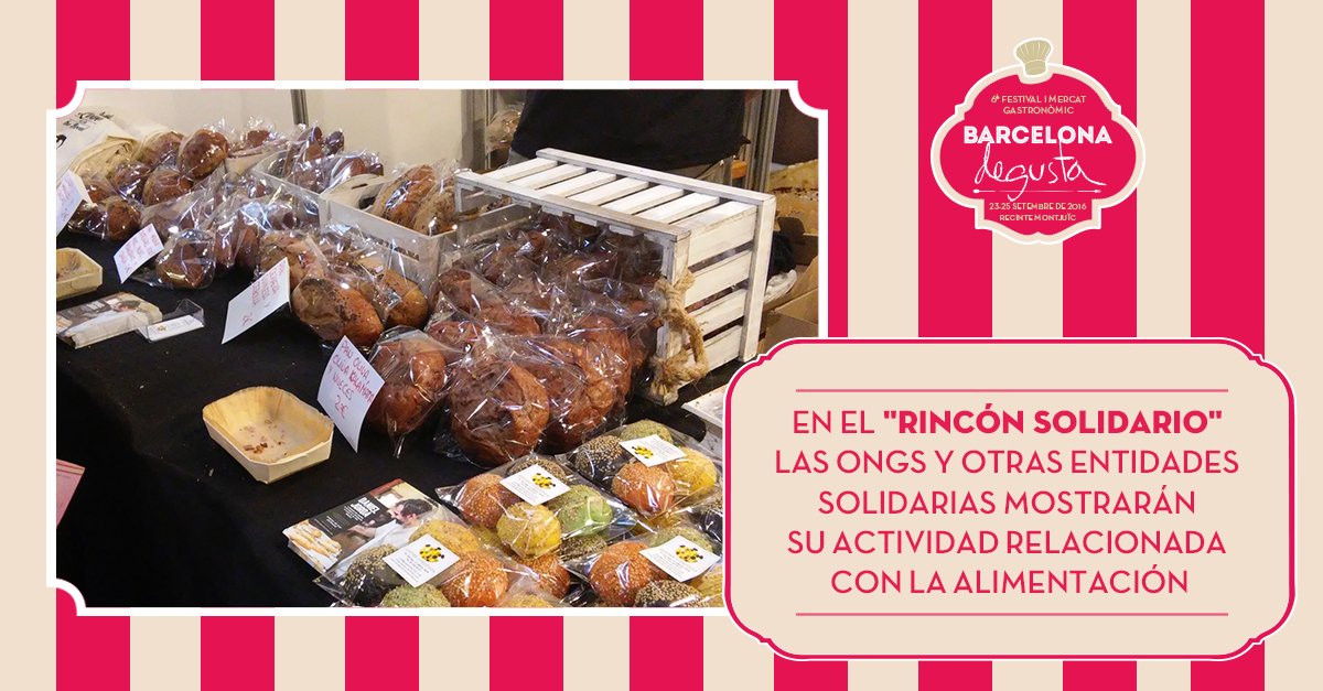 BcnDegusta's tweet photo. ¿Sabes qué es el "Rincón Solidario" de @bcndegusta? https://t.co/TQt72NPOyN