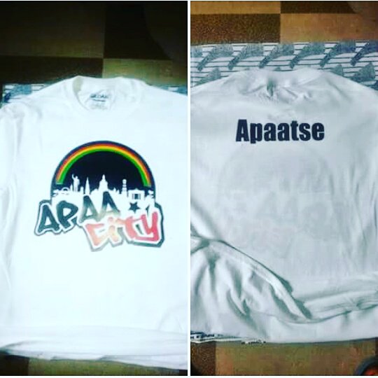 HenrydcJonathan's tweet photo. Wer my @ApaatseApaa Fans @? Ur awaited #ApaaCity #TShirts Out Now cont. KweiKwei on +233 54 144 6026 4 urs.#20gh p3. https://t.co/MxzEVIDrHy