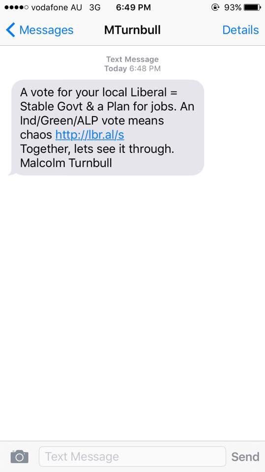 merboy82's tweet image. So the #liberals are happy to promote sensationalist texts but not receive them? 
#textgate #textlies&amp;amp;videotape