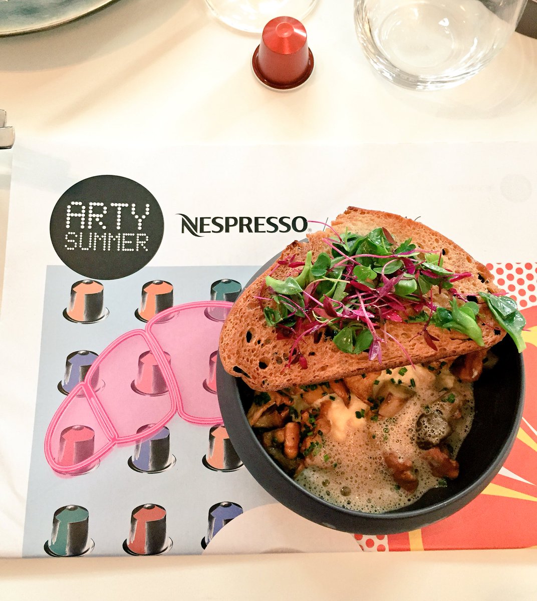 espritdesign's tweet photo. Petit déjeuner qui va bien chez Takao Takano avec @NespressoFR #artysummer #lyon #coffee #food https://t.co/K6zcCXEMVW
