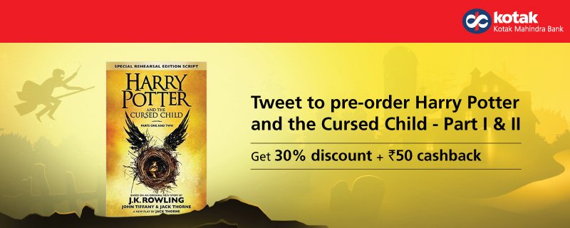 KotakBankLtd's tweet photo. Tweet to pre-order the book and get this exciting discount &amp; cashback offer. https://t.co/Qus63B6UxB #HashtagBanking https://t.co/revio6dnrm