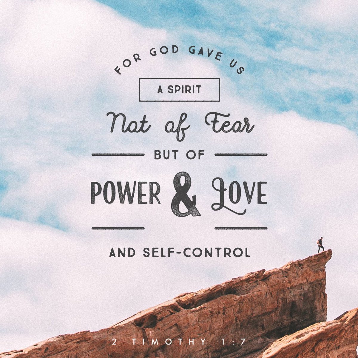 bible verse about the spirit of fear