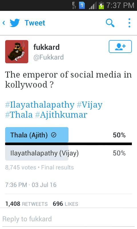 Jaypey12's tweet photo. Podu #Thakida #Thakida
Another Poll 🙌 #Thala da
No doubt👇☺👇☺
#ThalaTheKingOfSocialMedia 
This time #Pawan the Runner https://t.co/6FzYgQOHMI