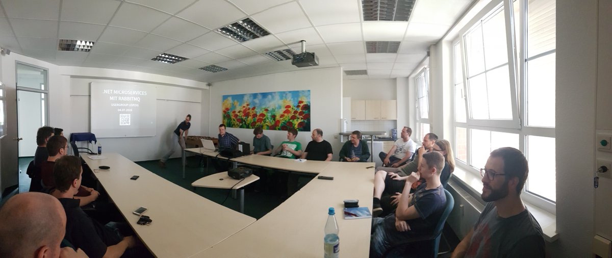 pixelplastic's tweet photo. Micro Services in .NET with RabbitMQ #dnugleipzig https://t.co/ZphVdCrcuX