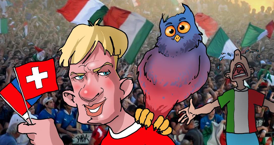 tvsvizzera's tweet photo. Perché i ticinesi gufano l’Italia a #EURO2016 #teladoiolasvizzera di @00spencer https://t.co/r3D6Ypjb6f https://t.co/45ZkB4I5eZ