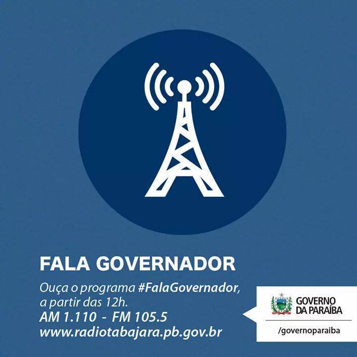 odegovpb's tweet image. A partir do meio dia. Fique atento! 
#FalaGovernador #ODEstadual
