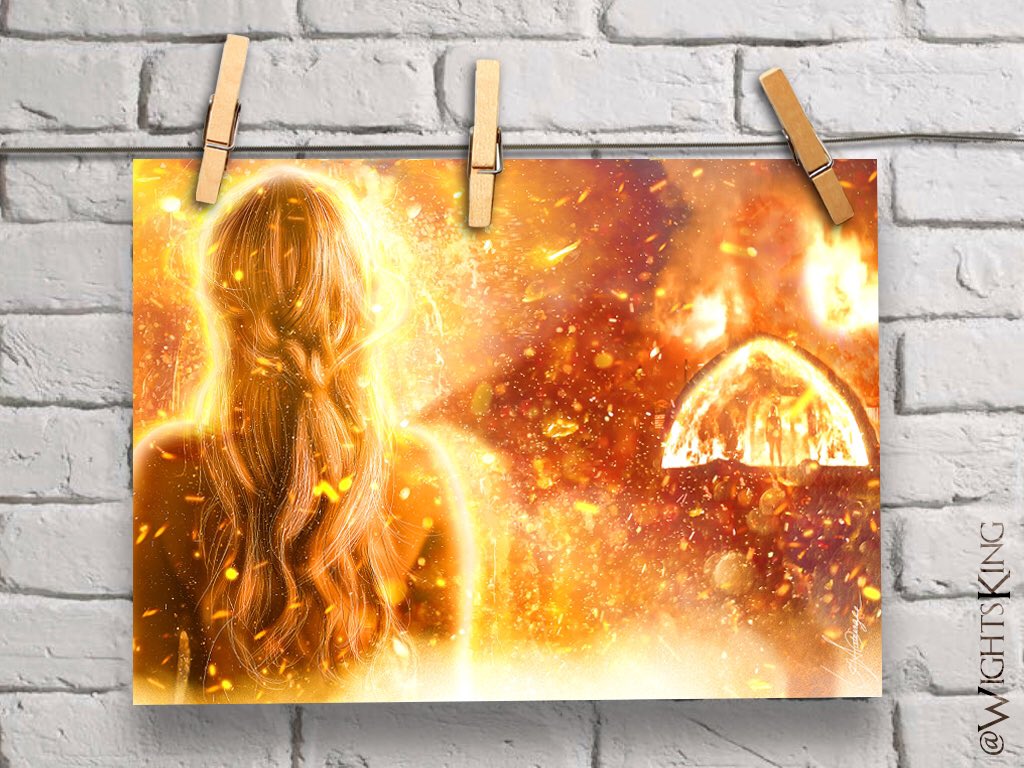 Monthly Giveaway: Follow and RT for a chance to WIN an A3 Print of "The Unburnt". (International) #WightsKingArt