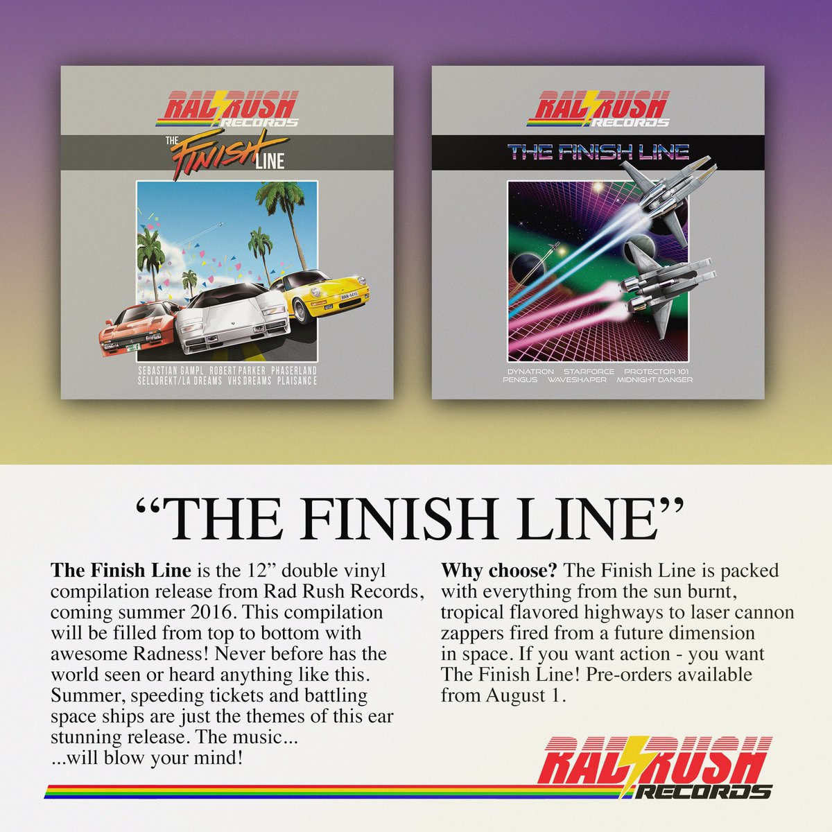 Speaks for itself! Pre-orders start Aug 1.
#synthwave #retrowave #outrun #80s #1980s #street #space