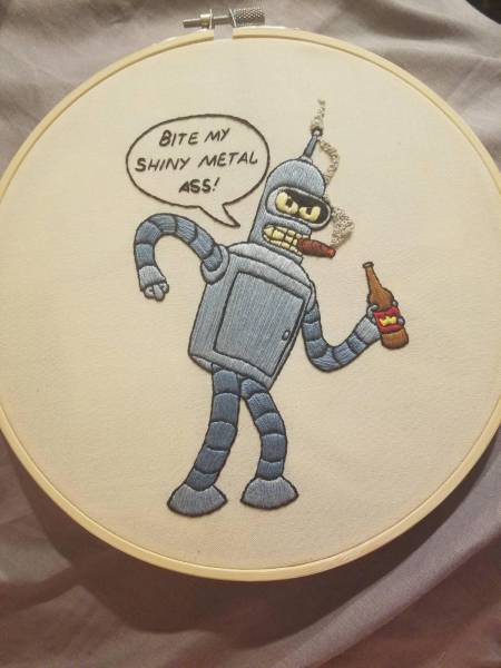 ComedyCentralNL's tweet photo. And then the legend began. 🤖  #Bender #ShinyMetalAss #Futurama https://t.co/b7XZtKSyk1