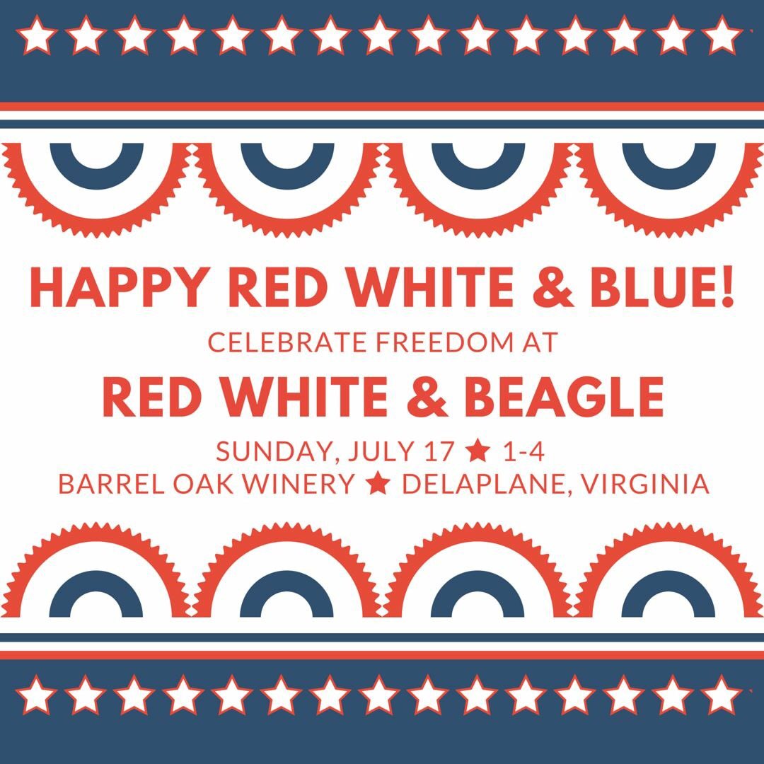 Happy #4thOfJuly! Celebrate #beaglefreedom in less than two weeks! redwhiteandbeagle.com