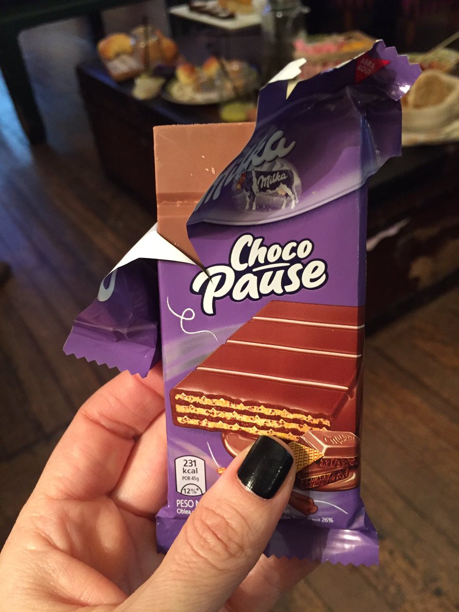 #chocopause de <a href="/chocolatesmilka/">Tim Hodge</a> es para cualquier momento del día y yo me lo tomo al pie de la letra Gracias <a href="/MDLZ/">Mondelēz Intl</a>