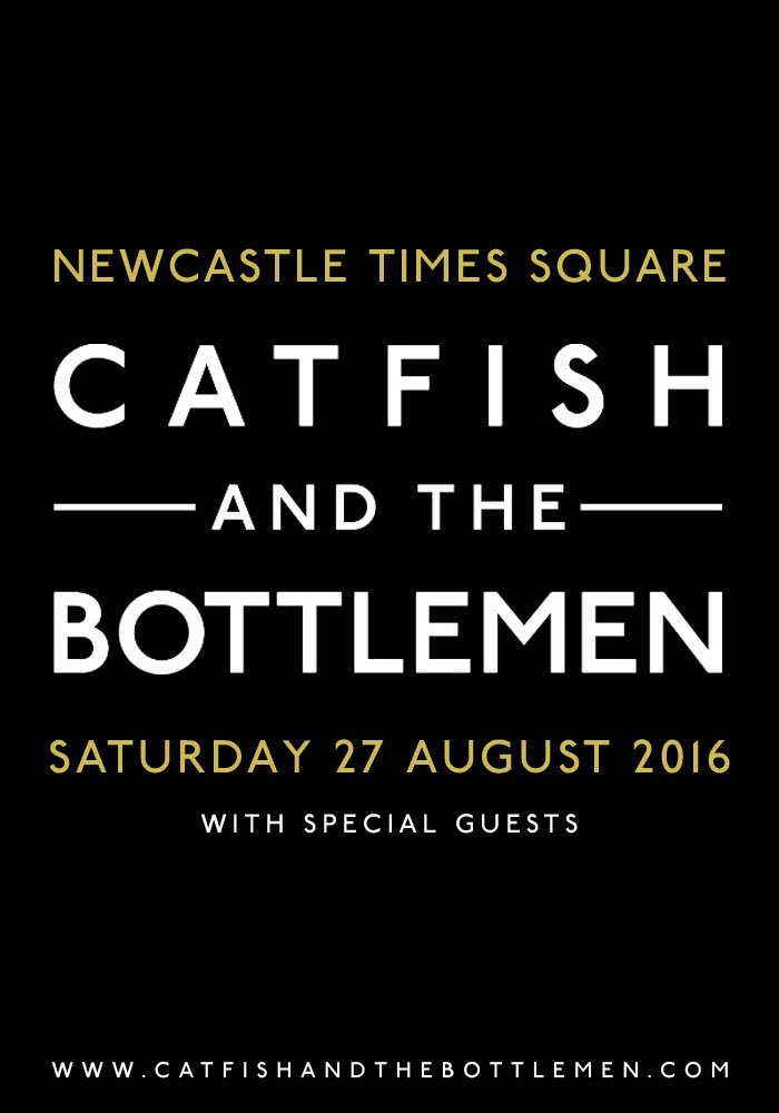 thebottlemen's tweet photo. NEWCASTLE! We're very pleased to announce our show at Times Square! 

Presale Wednesday. Tickets on sale Fri at 10am https://t.co/2EB7kjTdUl