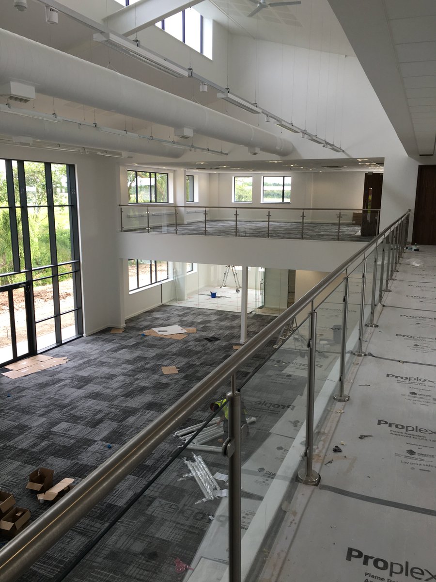 Finishing touches underway for new UK HQ for <a href="/DCPayments/">DC Payments</a> at MEPC <a href="/MiltonPark/">Milton Park</a> @Chalcroft