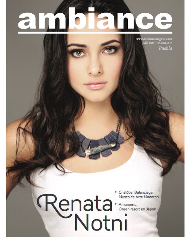 JerryML1's tweet photo. Este mes @Renotni muy guapa en la portada de @ambiancemx https://t.co/wP5kM0IZRj