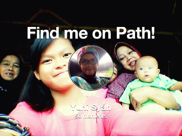 Find me on #Path now! Go to path.com/profile/3rby1n