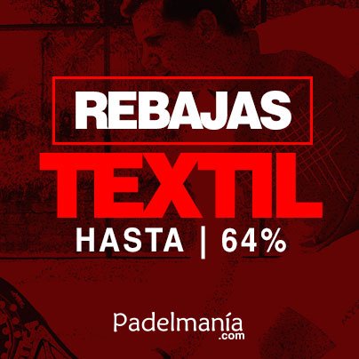padelmania_web's tweet photo. ¿Aún no conoces nuestras súper #rebajas? 😊😊 ¡¡No las dejes pasar!! 👉 https://t.co/OeRZqQag3m 🎾 #pádel #padelmania https://t.co/mWfUgagdX2