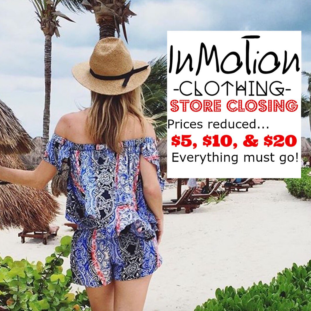 InMotion_NY's tweet photo. We are open today 🇺🇸 #4thofJuly #IndependenceDay #sale #shop #goingoutofbusiness #last2days #fashion #storeclosing https://t.co/9xAXLoqfLP