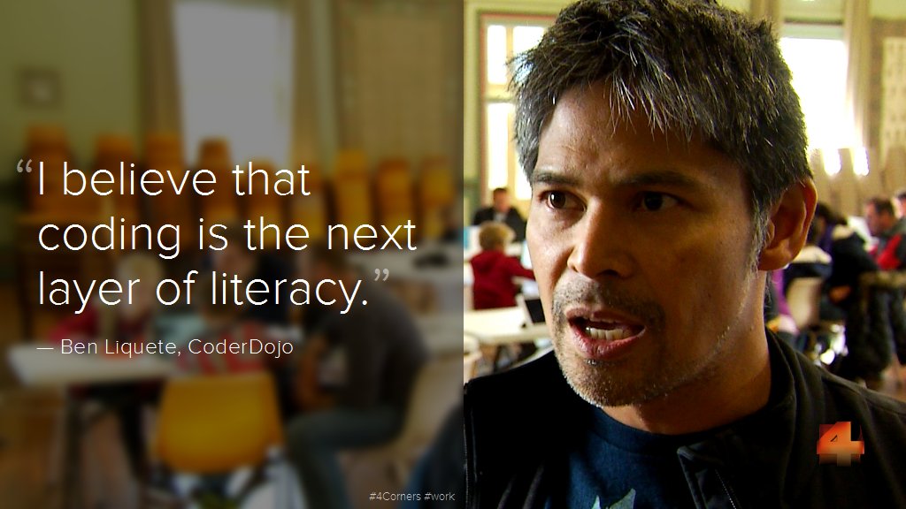 4corners's tweet image. #4Corners: Coding classes teach kids digital literacy skills not taught in most Australian schools. #work