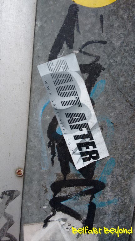 Belfast_Beyond's tweet image. A few @SautAfter #stickerbombs around #Belfast #NorthernIreland #graffiti #streetart #lifestyle #sticker #slap