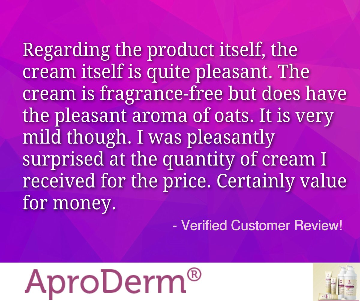 AproDerm's tweet photo. #Mondaymotivation is receiving #positive customer #feedback! #PositiveVibes #grateful #AproDerm #ColloidalOat https://t.co/JvIndzCgIQ