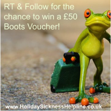 HolidayHelpline's tweet photo. RT &amp; Follow for a chance to win a £50 Boots voucher! Comp ends 14th July 2016 23:59 https://t.co/oHUmIDknY2
