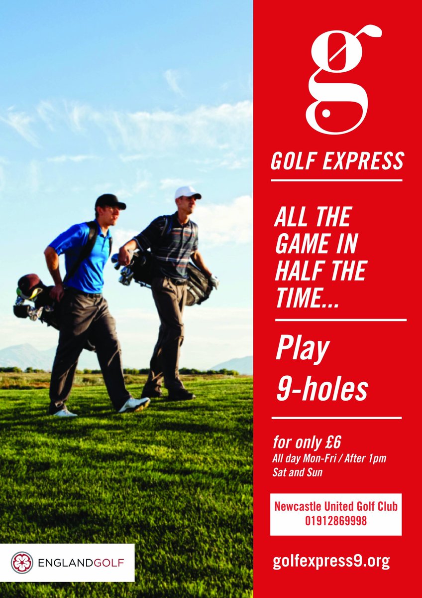 nland_golf's tweet photo. Golf Express is launched @NUgolfclub £6 for 9 holes!
Drop through after work (ring for availability)! #cheekynine https://t.co/y2yhk9EZIT