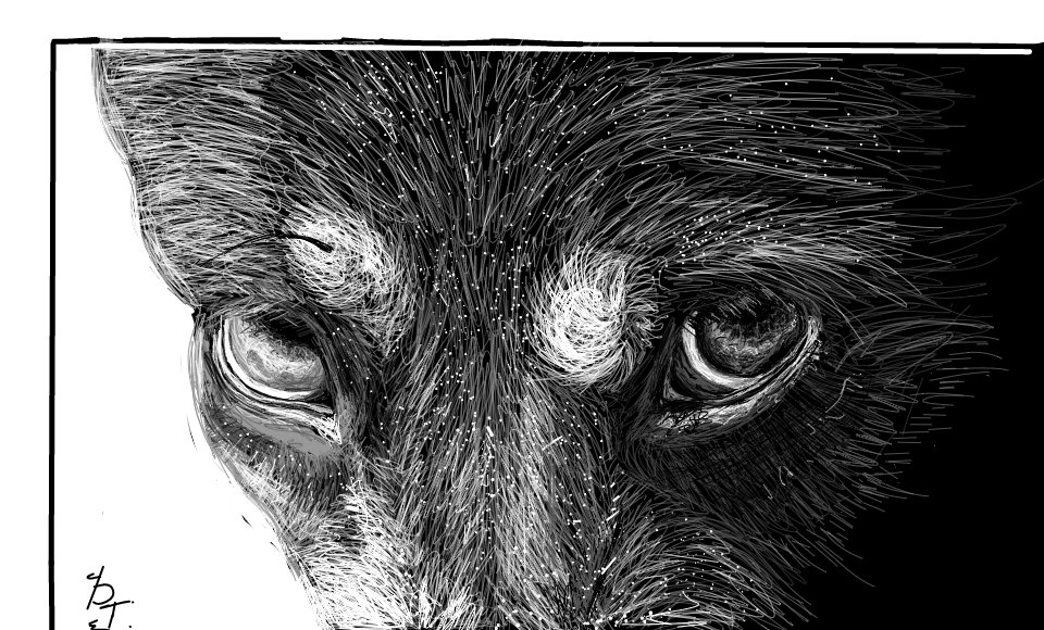 Dog by Tóc Rối sketchtoy.com/65895498 #sketchtoy