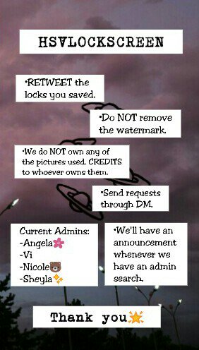 hsvlockscreen's tweet image. reminders xx