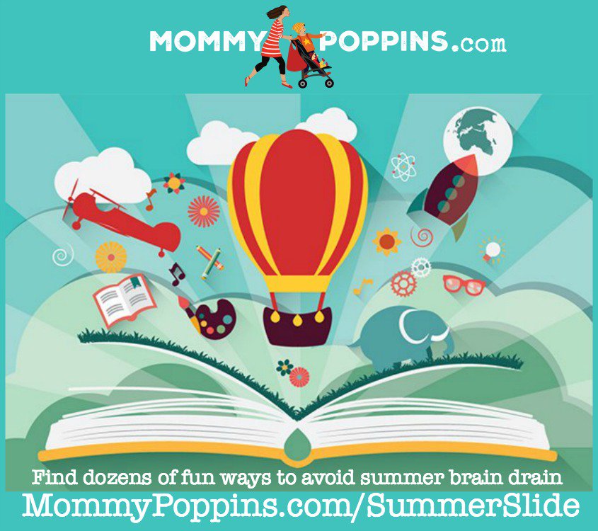 mommypoppins's tweet image. Avoid Summer Brain Drain!  ow.ly/8dlv301PQj0 @mommypoppins new guide has dozens of ideas for you. #summerslide