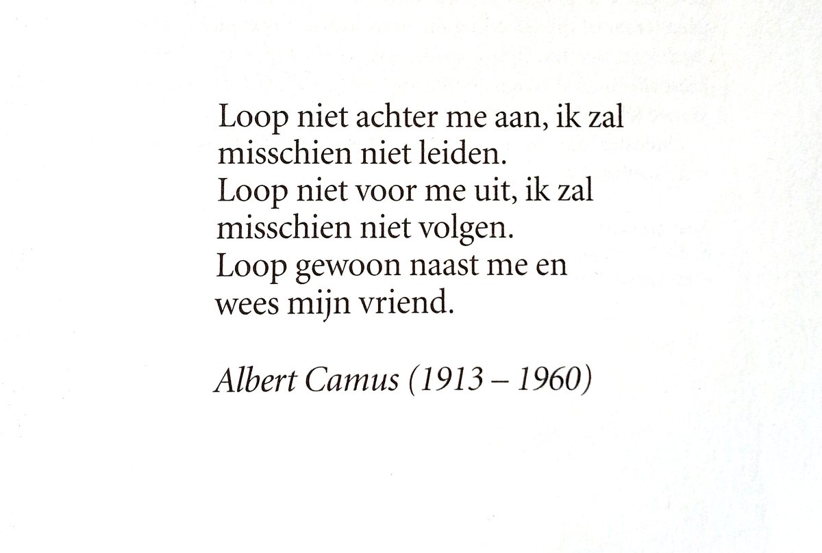 Vandaag Albert Camus in <a href="/Bildungkalender/">Bildungkalender</a> met toelichting door onze onderwijscollega Kees Izelaar. <a href="/ISVWijsbegeerte/">ISVW</a>