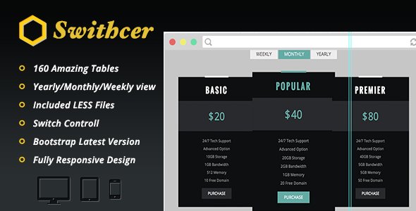 WarezNulled's tweet image. Swithcer - Multi option Pricing Tables Pack - #BootstrapTable #CodeGraphs goo.gl/jvo5Ey