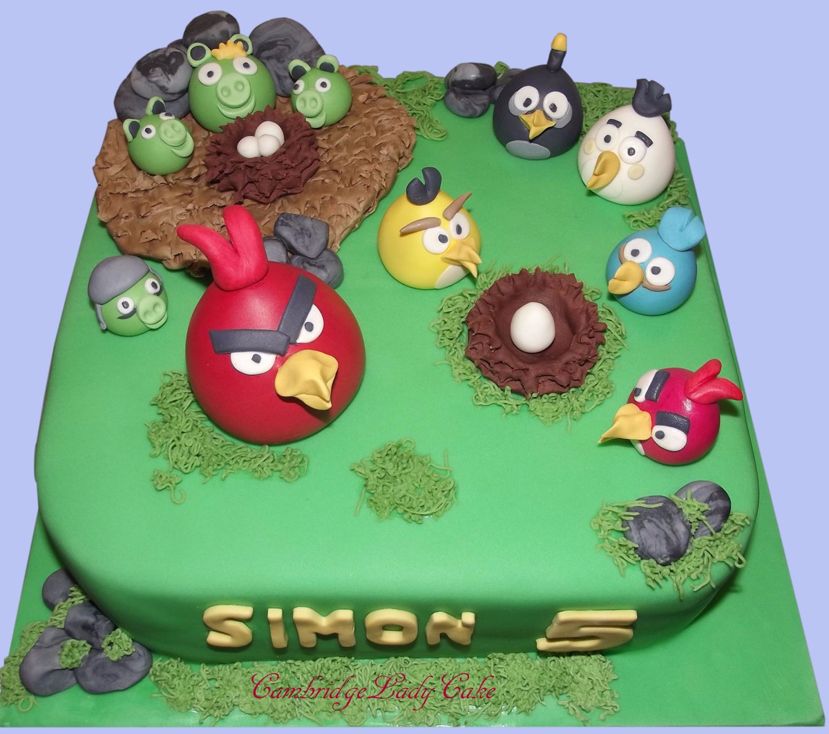 CambLadycake's tweet photo. Angry birds ,Birthday cake https://t.co/5s4WkCjAPp