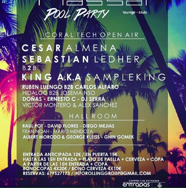 massailounge's tweet photo. Vuelven las Pool Party a Massai un verano más, y el mejor musicón,con la novedad q será en SÁBADO.  + Info en cartel https://t.co/2vmlugaABx