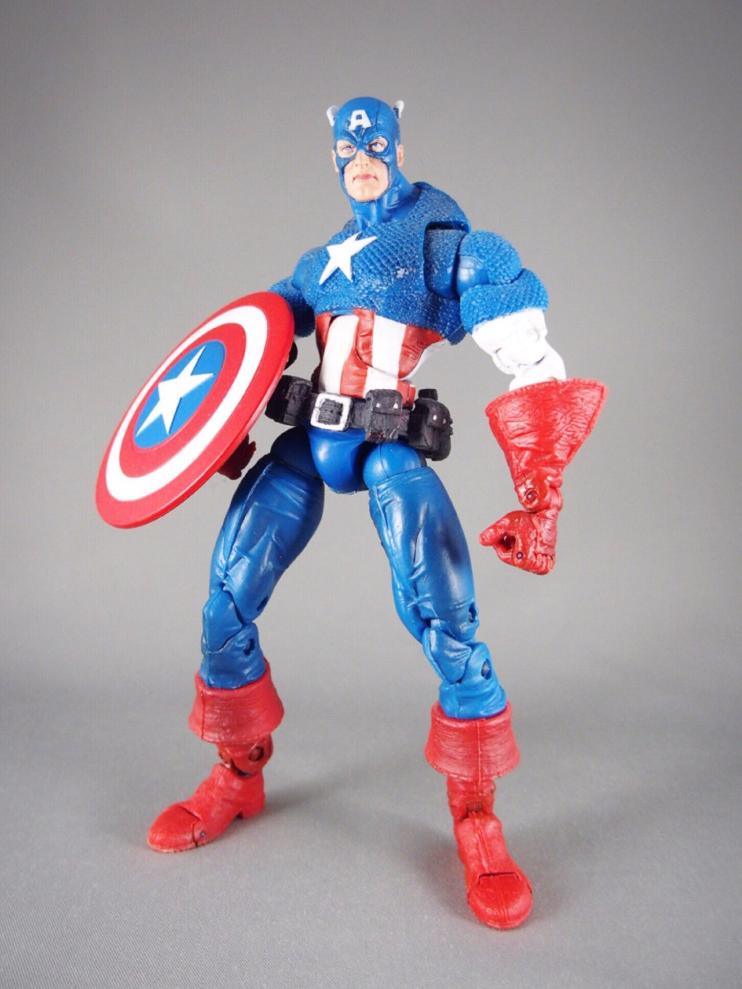 トイビズ　MARVEL LEGENDS キャプテン・アメリカ vs レッドスカル リサイクルショップ ふじひろ / 【ToyBiz】マーベルレジェンド