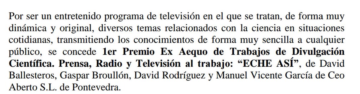 ECHE_asi's tweet photo. Moi ledos co premio @cienciaaccion ! Grazas a todos os colaboradores e a todos os seguidores!! 😄 https://t.co/Qaf3EQJnYw