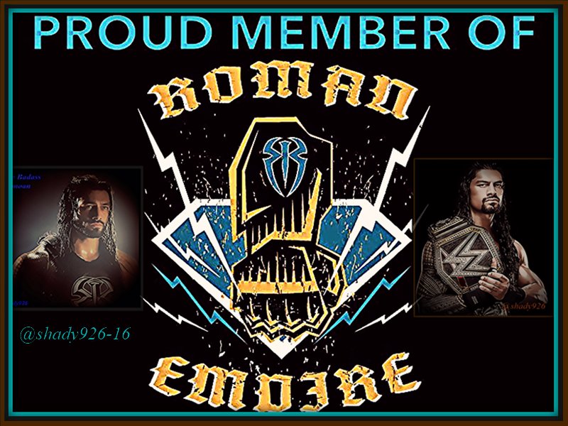 Shady926's tweet image. #Roman #13DaysDown #17ToGo #EmpireCheers #LouderAnProuder #NeverEnding #NeverWaivering #LoyalToTheBone @HandyRed