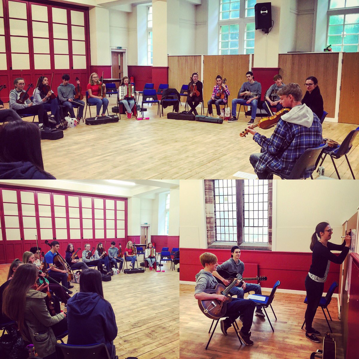 tomlinson_em's tweet photo. #Ayrshire #Trad #Summerschool off to a cracking start! #Tunewriting next. @ayrshiremusic @EastAyrshire @EALeisure https://t.co/wqSeoqCjoZ
